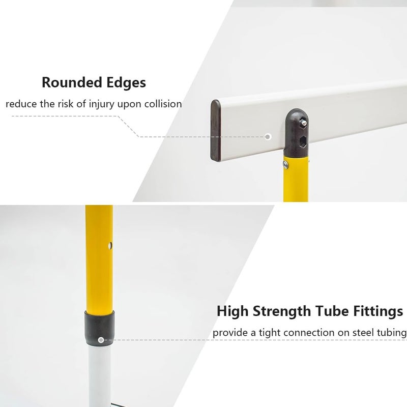 Morimoe Adjustable Height Hurdle, Detachable Track and Field Equipment for Speed & Agility Training - Image 4